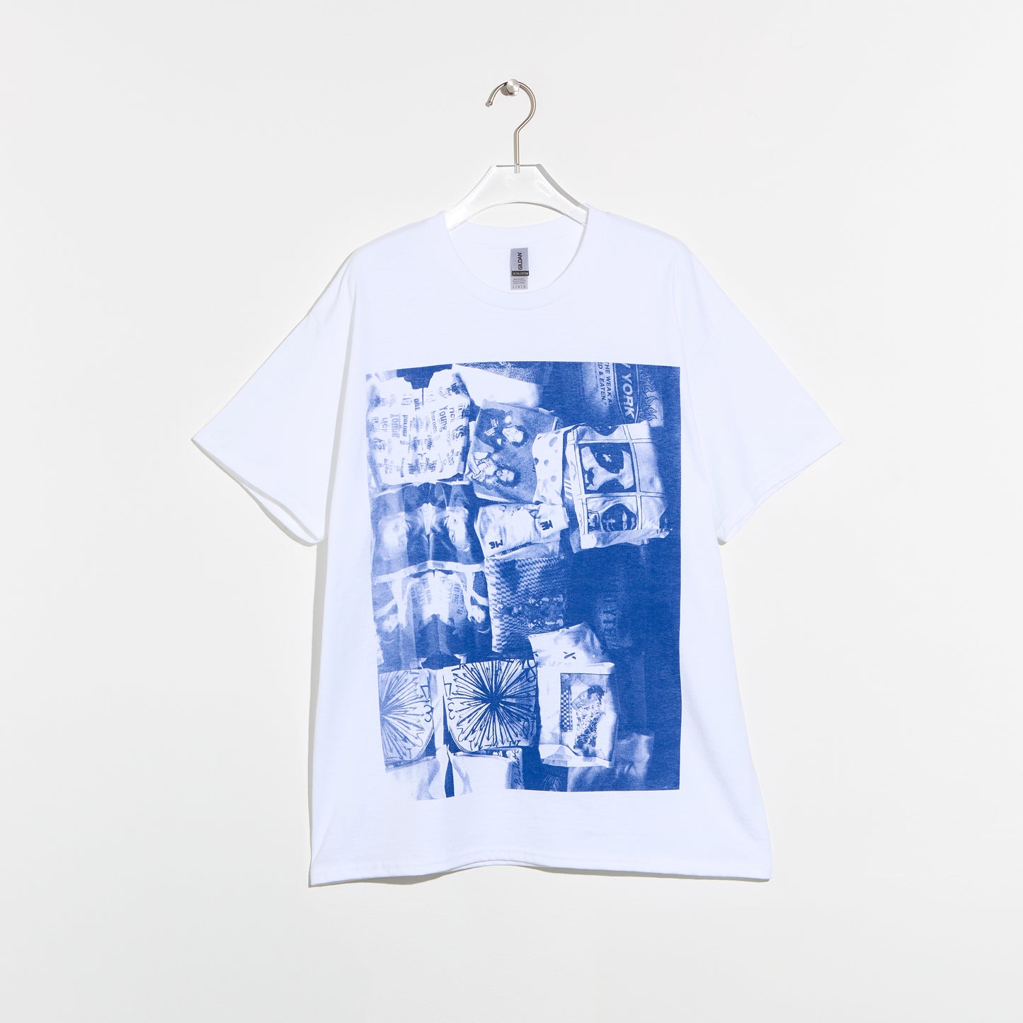 BLANKMAG x circle photo studio TEE (BLUE)