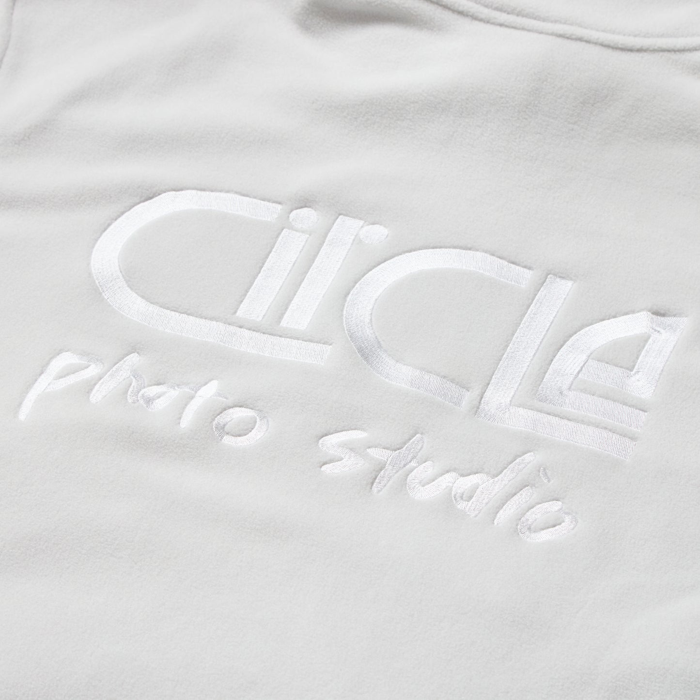 EMBROIDERY LOGO PULLOVER FLEECE / STEAM